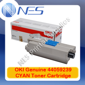 OKI Genuine 44059239 CYAN Toner Cartridge for MC860 (10K)